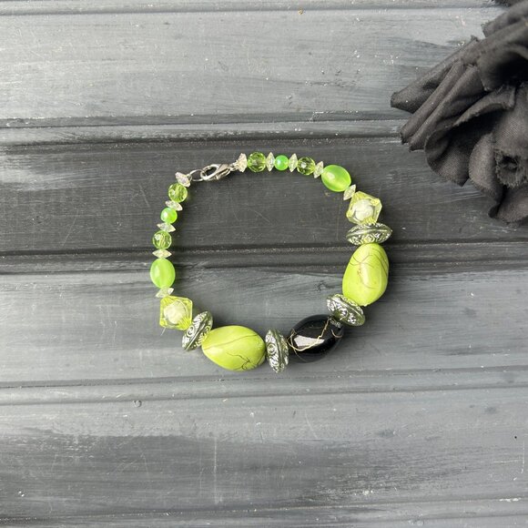 Green + Black Bracelet - Picture 4 of 9